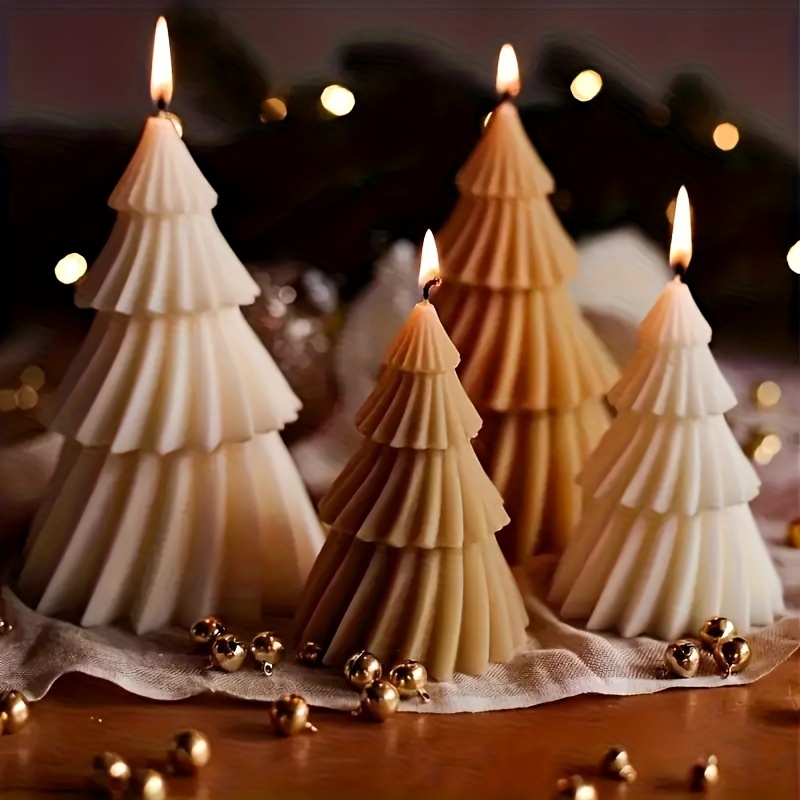 Candle Making Books For Beginners - เทียนหอมต้นคริสต์มาสแม่พิมพ์ซิลิโคน DIY เทียนหอมสบู่ทำเครื่องมือแม่พิมพ์เรซิ่นคริสต์มาสเทียนหอมตกแต่ง
