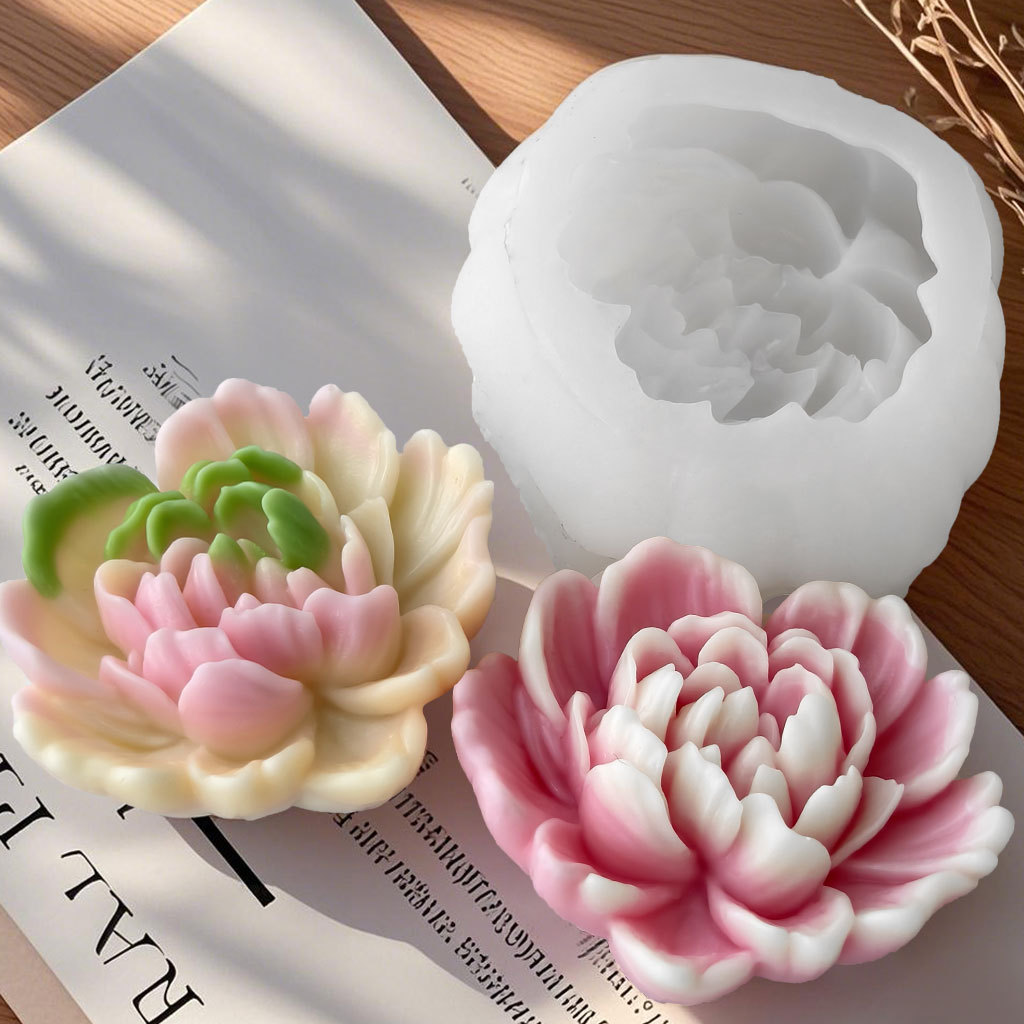 Candle Making Books For Beginners - DIY Rose ดอกไม้แม่พิมพ์ซิลิโคน Handmade AROMA เทียนยิปซั่มรูปแบบเครื่องประดับแม่พิมพ์สบู่เทียนทําอุปกรณ์