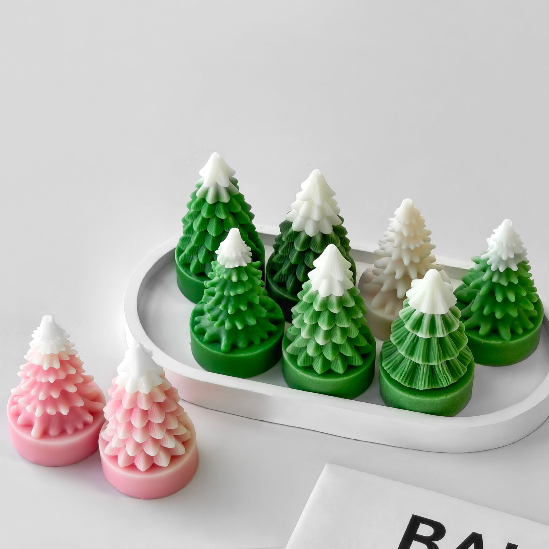 Candle Making Books For Beginners - DIY Mini Christmas Tree แม่พิมพ์ซิลิโคน Handmade