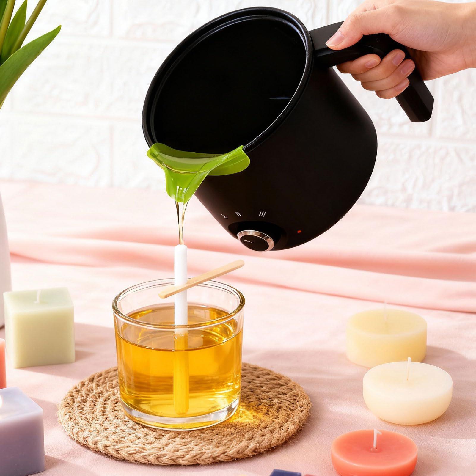 Candle Making Ingredients - หม้อหลอมเทียน EU 1.5 ลิตร อุปกรณ์หลอมเทียน ปรับอุณหภูมิได้