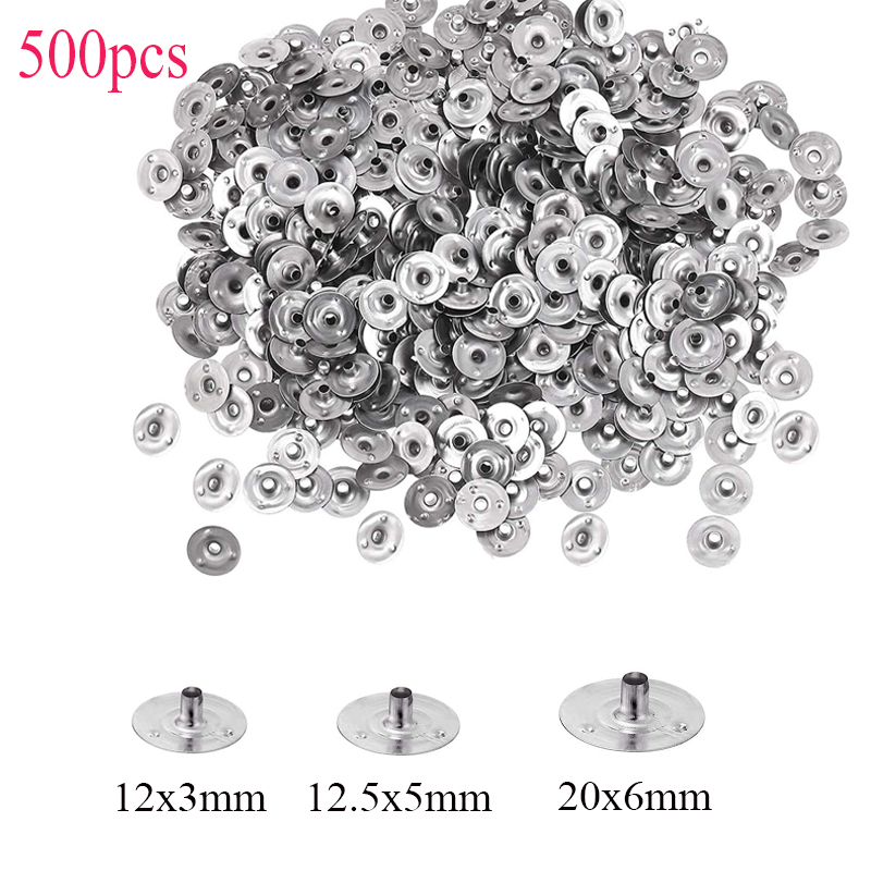 Candle Making Supplies Wholesale - 500 ชิ้นเทียน Wick โลหะ Sustainer แท็บทําด้วยมือ