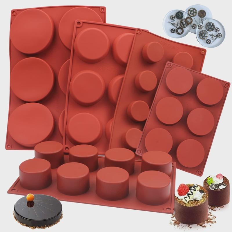 Candle Making Supplies Wholesale - แม่พิมพ์สบู่ซิลิโคนทรงกลม DIY อุปกรณ์ทำสบู่ทำมือ แม่พิมพ์ซิลิโคนสำหรับช็อกโกแลต เค้ก เทียน