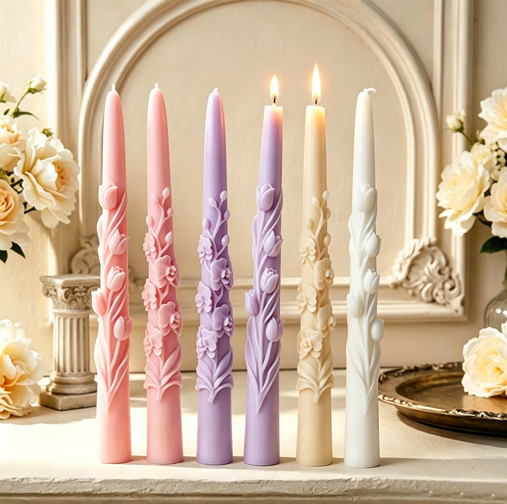 แม่พิมพ์ซิลิโคนเทียนแท่งยาวลาย - Candle Making Party บทวิจารณ์และราคา