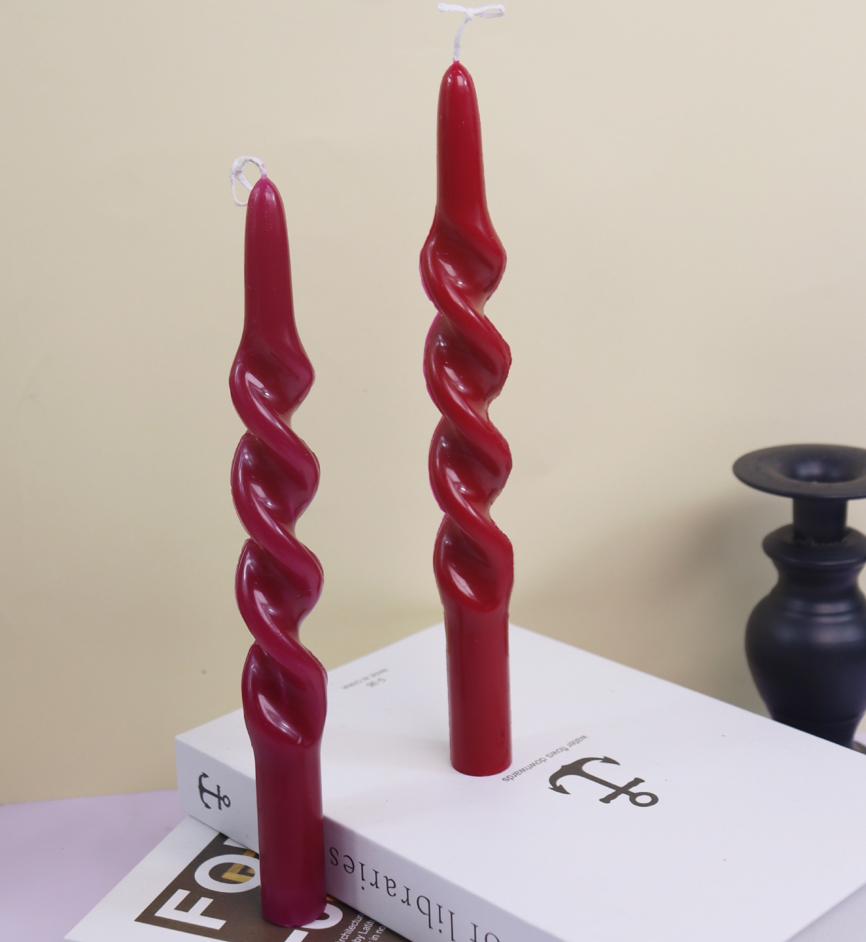 Twisted Stripe คอลัมน์อะคริลิค - Candle Making Supplies Wholesale บทวิจารณ์และราคา
