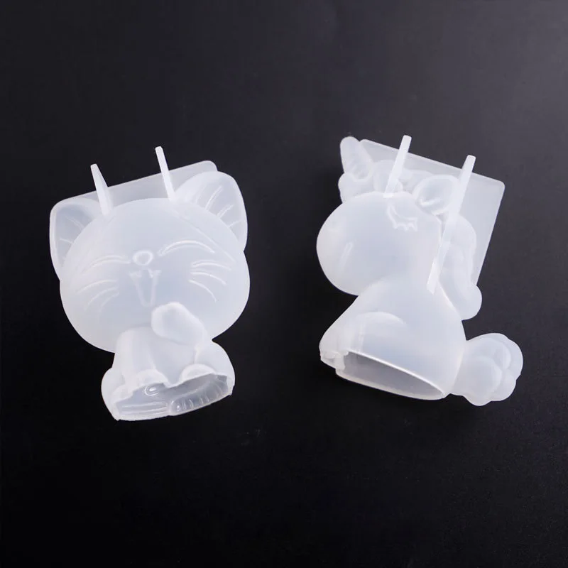 3D เรขาคณิตซิลิโคนยูนิคอร์นแมว - Candle Making Supplies Wholesale บทวิจารณ์และราคา