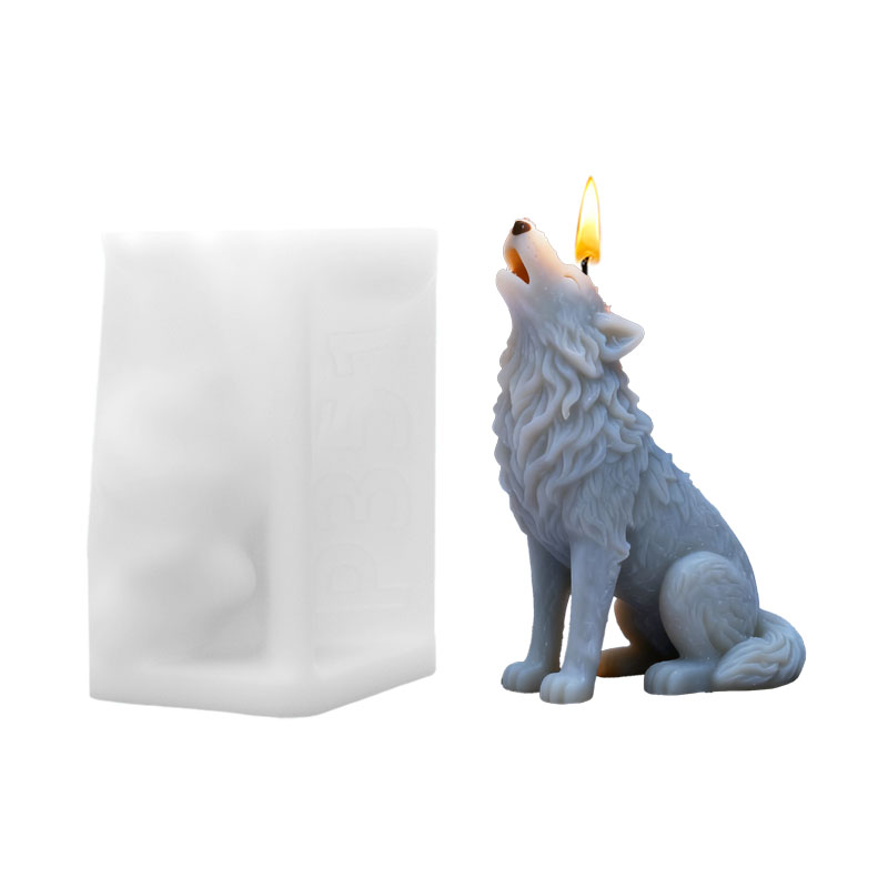 แม่พิมพ์เทียนรูปหมาป่าบนทุ่งหิ - Candle Making Supplies Wholesale บทวิจารณ์และราคา