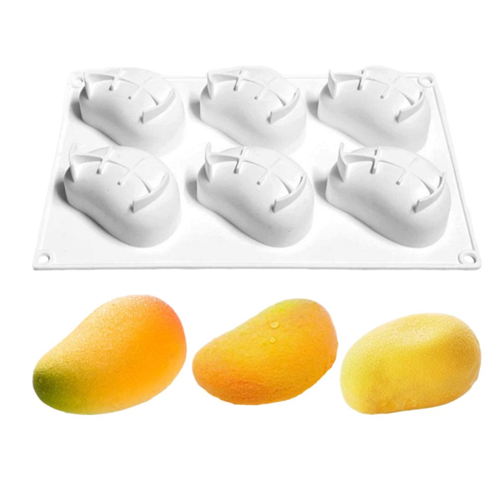 แม่พิมพ์เค้กรูปมะม่วง 6 ช่อง ป - Candle Making Things บทวิจารณ์และราคา