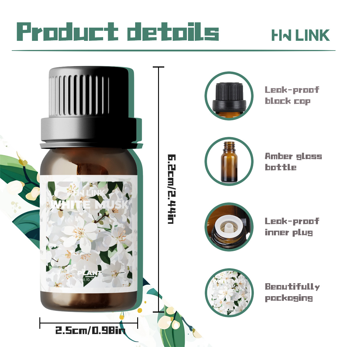 น้ำมันหอมระเหยไวท์มัสค์ 10 มล. - Candle Making Ingredients บทวิจารณ์และราคา