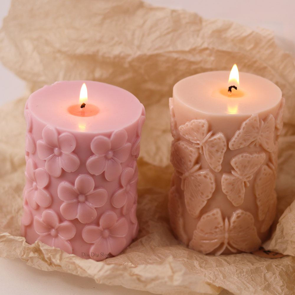 ดอกไม้ผีเสื้อเสาซิลิโคนเทียนแม - Candle Making Party บทวิจารณ์และราคา