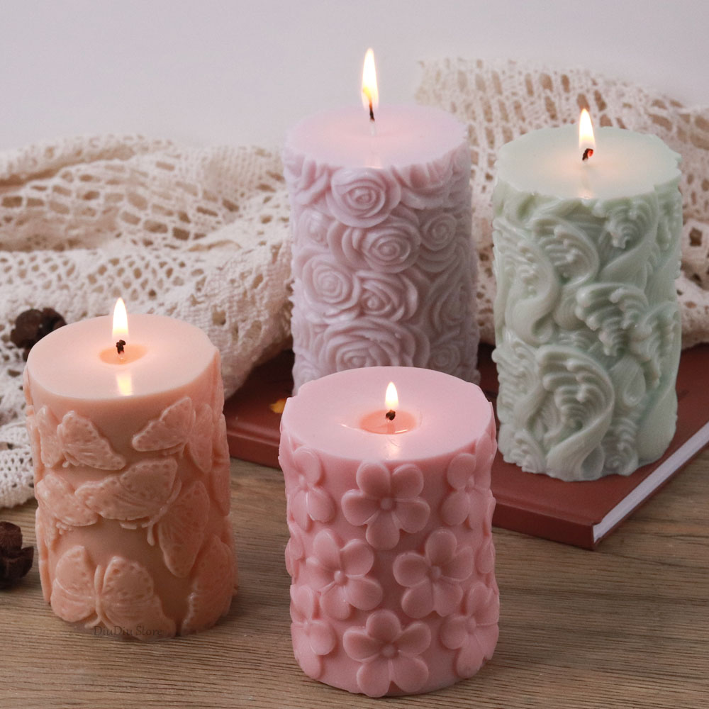 ดอกไม้ผีเสื้อเสาซิลิโคนเทียนแม - Candle Making Party บทวิจารณ์และราคา
