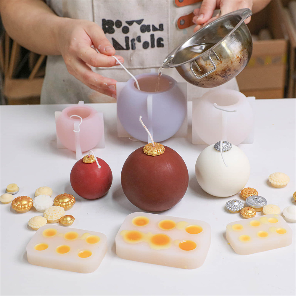 แม่พิมพ์ซิลิโคนรูปทรงลูกบอลคริ - Candle Making Books For Beginners บทวิจารณ์และราคา