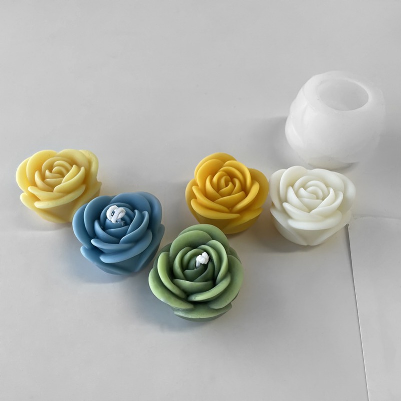 แม่พิมพ์ซิลิโคนรูปดอกกุหลาบสำห - Candle Making Supplies Wholesale บทวิจารณ์และราคา