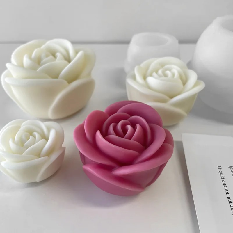 แม่พิมพ์ซิลิโคนรูปดอกกุหลาบสำห - Candle Making Supplies Wholesale บทวิจารณ์และราคา