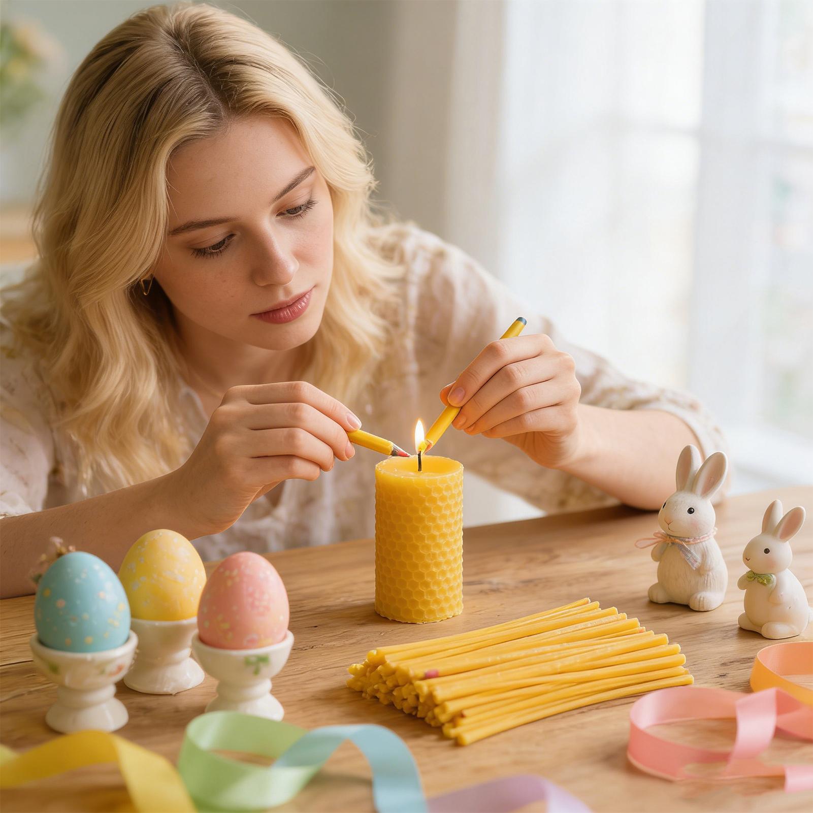 แท่งขี้ผึ้งตกแต่งไข่ 120 ชิ้น  - Candle Making Party บทวิจารณ์และราคา