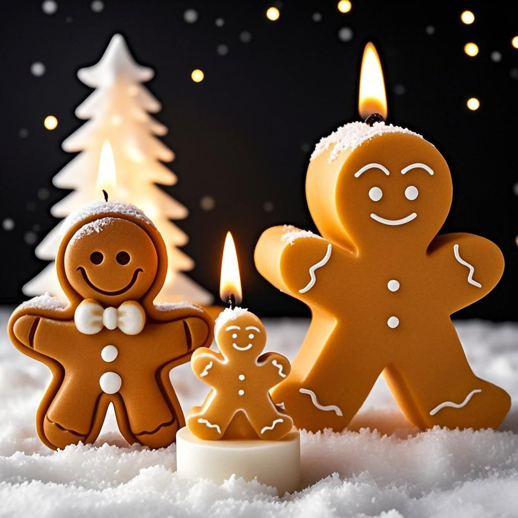 DIY การ์ตูน Gingerbread Man ซิ - Candle Making Party บทวิจารณ์และราคา