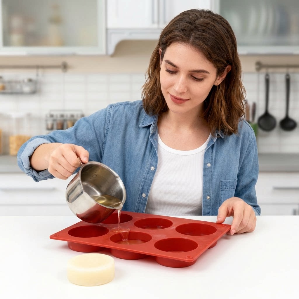แม่พิมพ์สบู่ซิลิโคนทรงกลม DIY  - Candle Making Supplies Wholesale บทวิจารณ์และราคา